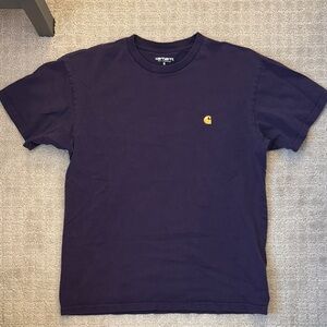 Carhartt WIP Men's PURPLE Blue T-Shirt